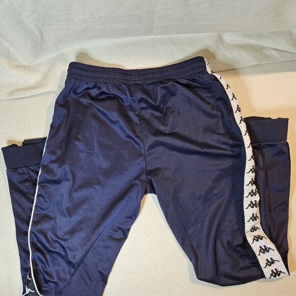 Kappa Unisex Dark Blue Classic Track Pants - Size XL(W) M(M) - Picture 6 of 6